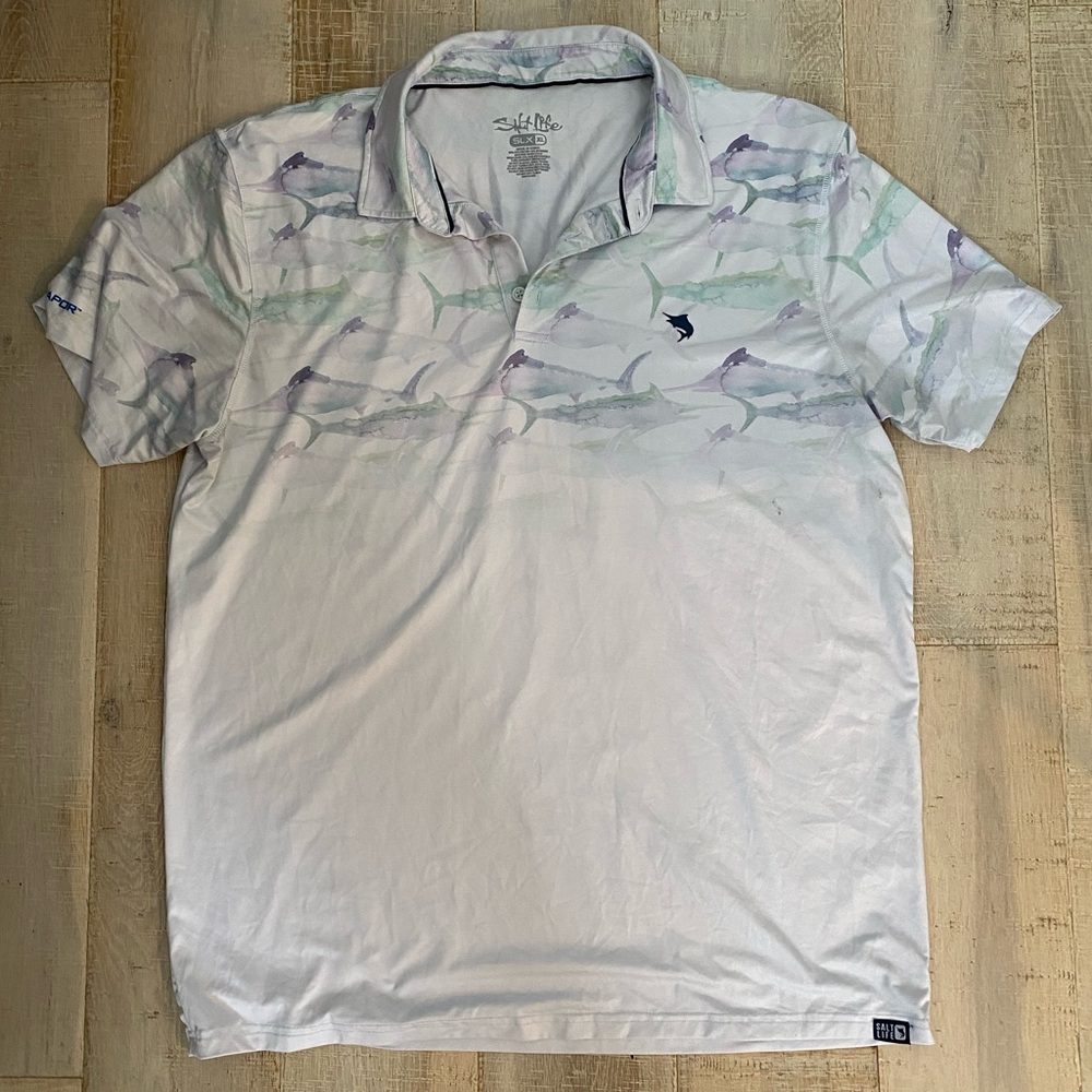 Salt Life Men's Polo Shirt Sz. XL